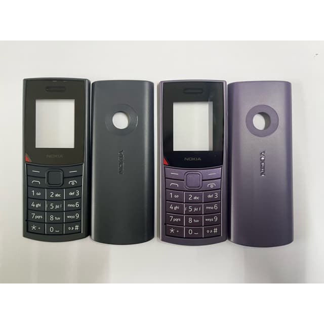 Vỏ thay thế cho dòng máy nokia 110(4g) PRO, Ta-1559 có màng loa,siu đỏ như hình - Ảnh 12