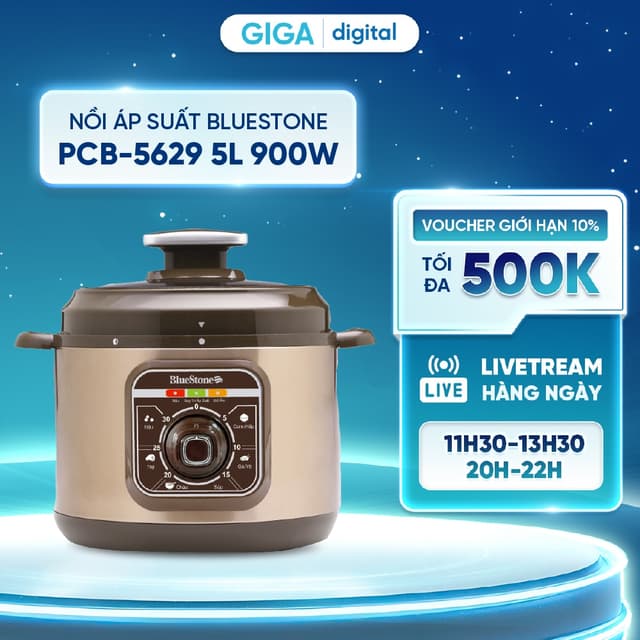 Nồi Áp Suất BlueStone PCB-5629 5 Lít 900W - Ảnh 11