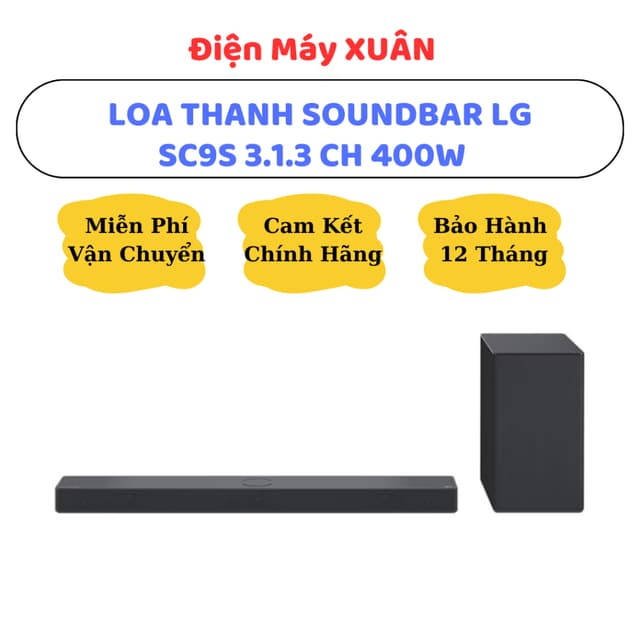 BỘ LOA THANH SOUNDBAR LG SC9S 400W 3.1.3 CH - HÀNG CHÍNH HÃNG, BẢO HÀNH 12 THÁNG - Ảnh 8