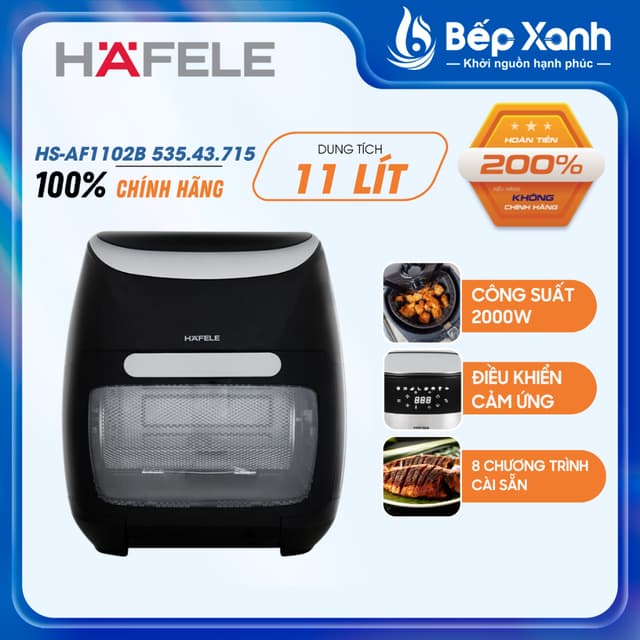 Lò chiên không dầu Hafele HS-AF1102B (535.43.715) 11 lít - bảo hành 1 năm - Ảnh 9