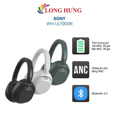 So sánh giá Tai nghe chụp tai Bluetooth Sony WH-ULT900N - Hàng chính hãng rẻ nhất?