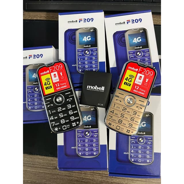 Điện thoại 4G Mobell F209 Cho người già,  Loa to, Phím lớn - Hàng chính hãng - Ảnh 7