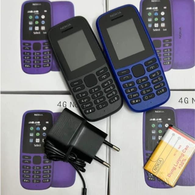 Điện thoại Nokia 105 pro sóng 4G 2 Sim Pin 1650Mah, Điện Thoại Main Zin 100% Loa To Sóng Khoẻ - Ảnh 2