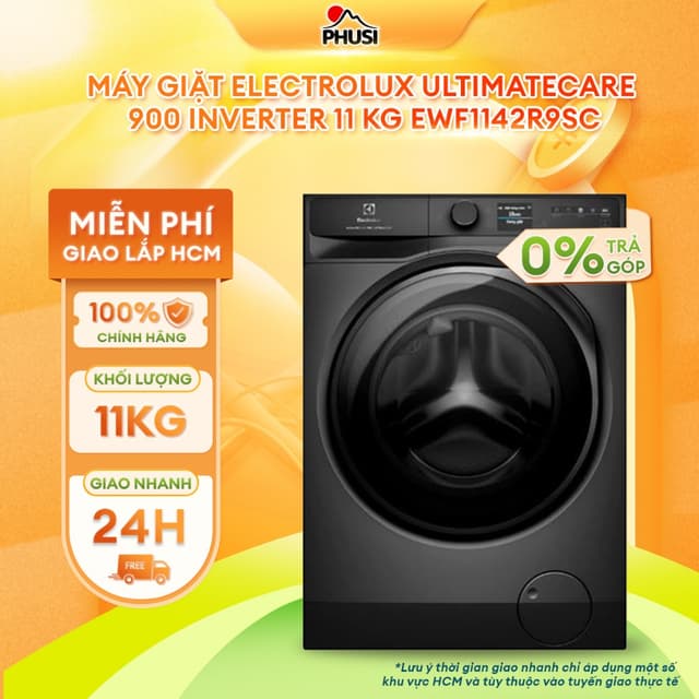 EWF1142R9SC Máy giặt Electrolux UltimateCare 900 Inverter 11 kg EWF1142R9SC [MIỄN PHÍ GIAO LẮP HCM] - Ảnh 5