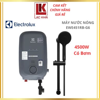 So sánh giá Máy nước nóng trực tiếp có bơm Electrolux 4500W EWE451RB-G6 - Hàng chính hãng rẻ nhất?