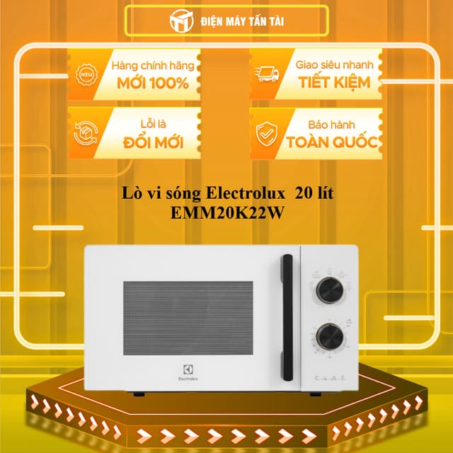 EMM20K22W - Lò vi sóng Electrolux  20 lít EMM20K22W - GIAO TOÀN QUỐC - Ảnh 8