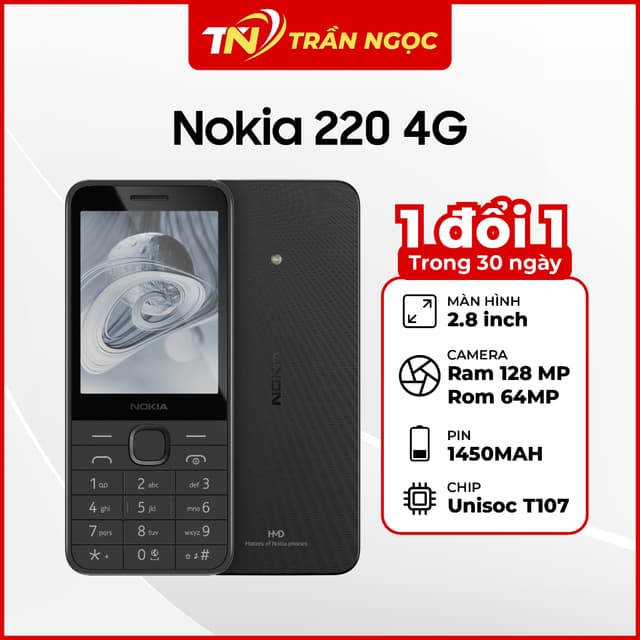 Điện thoại Nokia 220 (4G) Chính Hãng - Ảnh 2