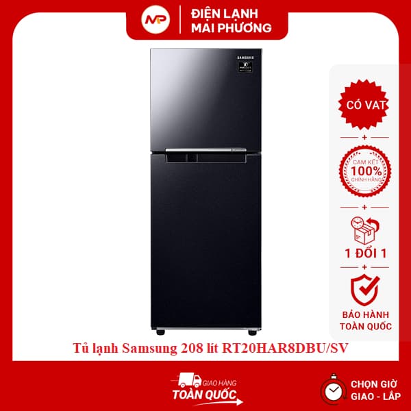 [FREESHIP HN]Tủ lạnh Samsung Inverter 208 lít RT20HAR8DBU/SV - (Bảo hành 24 tháng) - Ảnh 3
