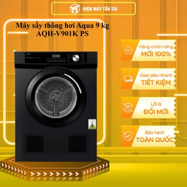 So sánh giá AQH-V901K(PS) - Máy sấy thông hơi Aqua 9 kg AQH-V901K PS - GIAO TOÀN QUỐC rẻ nhất?