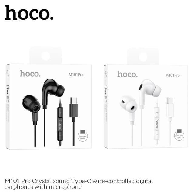 Tai nghe Type C Hoco M101 Pro tai nghe có dây nhét tai dùng cho Oppo Xiaomi Sony Samsung - Vinzy lỗi 1 đổi 1 - Ảnh 4