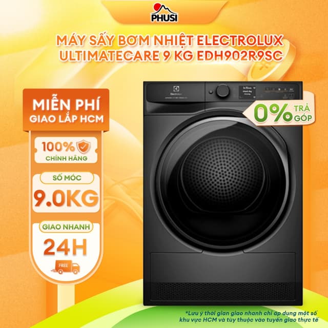 EDH902R9SC Máy sấy bơm nhiệt Electrolux UltimateCare 9 kg EDH902R9SC [MIỄN PHÍ GIAO LẮP HCM] - Ảnh 7