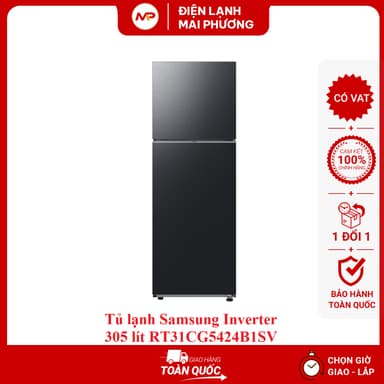 So sánh giá Tủ lạnh Samsung Inverter 305 lít RT31CG5424B1SV - (Bảo hành 24 tháng) rẻ nhất?