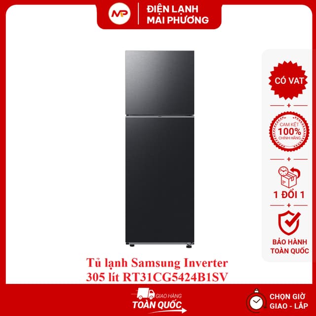 Tủ lạnh Samsung Inverter 305 lít RT31CG5424B1SV - (Bảo hành 24 tháng) - Ảnh 6