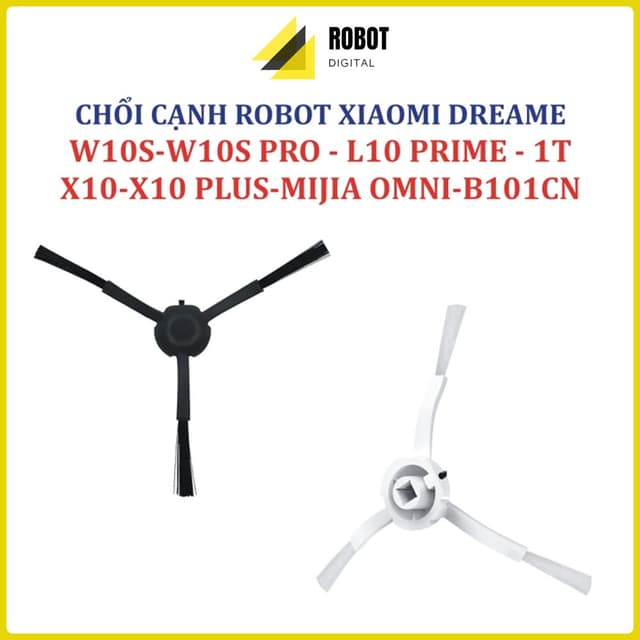 Phụ kiện robot hút bụi lau nhà Dreame L10 Prime, W10S, X10 Plus, 1T Chổi Cạnh, Chổi quét, Chổi ven, Chổi góc - Ảnh 7