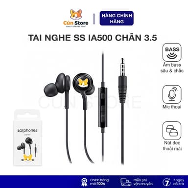 So sánh giá Tai nghe có dây Samsung IA500 zin chân 3.5mm cho Laptop âm bass cực ngon | Bảo hành 12 tháng rẻ nhất?
