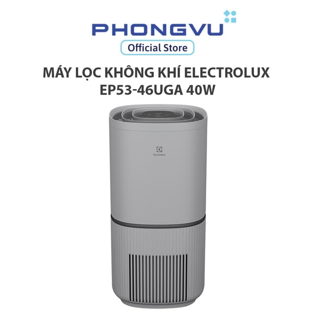 Máy lọc không khí Electrolux EP53-46UGA 40W - Lọc 5 bước, Vận hành êm, Làm sạch nhanh không khí, Phù hợp phòng đến 52 m² - Ảnh 3