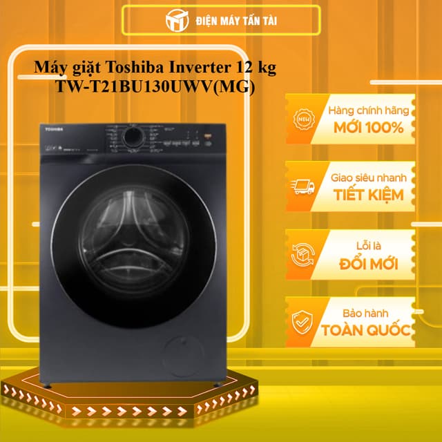 TW-T21BU130UWV(MG) - Máy giặt Toshiba Inverter 12 kg TW-T21BU130UWV(MG) - GIAO TOÀN QUỐC - Ảnh 9