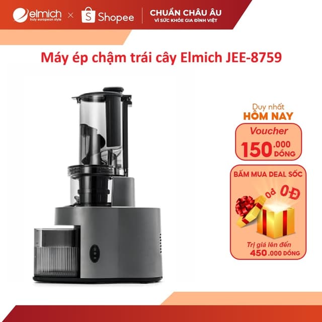 Máy ép chậm trái cây Elmich JEE-8759 - Ảnh 12