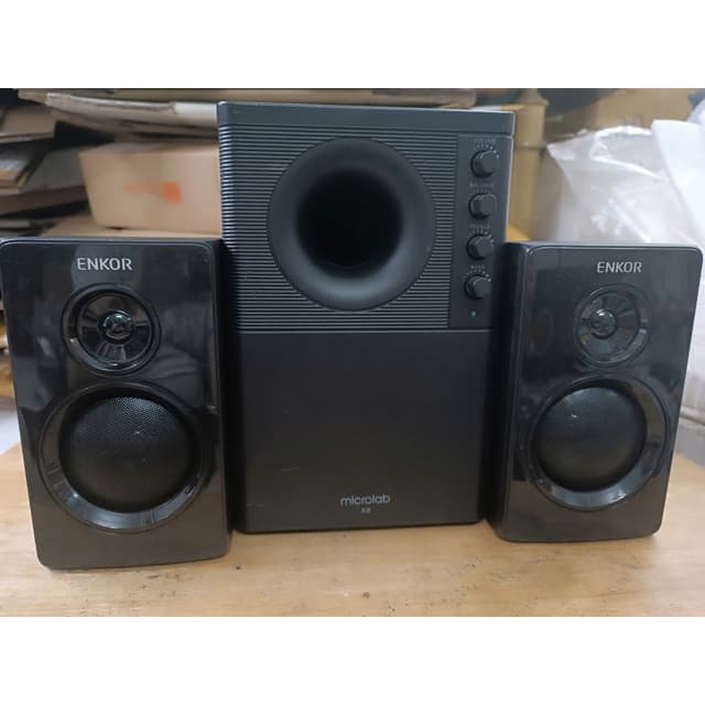 Loa vi tính Microlab X2 ( Like New ) + vệ tinh ghép 15W x 2 - Ảnh 3