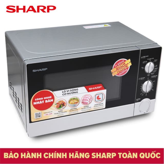 Lò Vi Sóng Có Nướng Sharp R-G302VN-S - 23 Lít - Hàng chính hãng - Ảnh 5