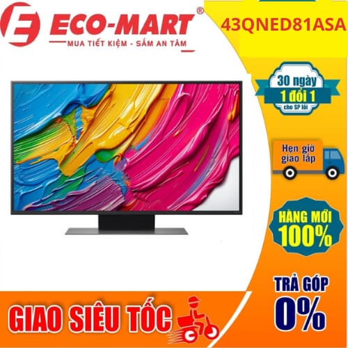 43QNED81A Smart Tivi QNED LG AI 4K 43 inch 43QNED81ASA new 2025 - Ảnh 3