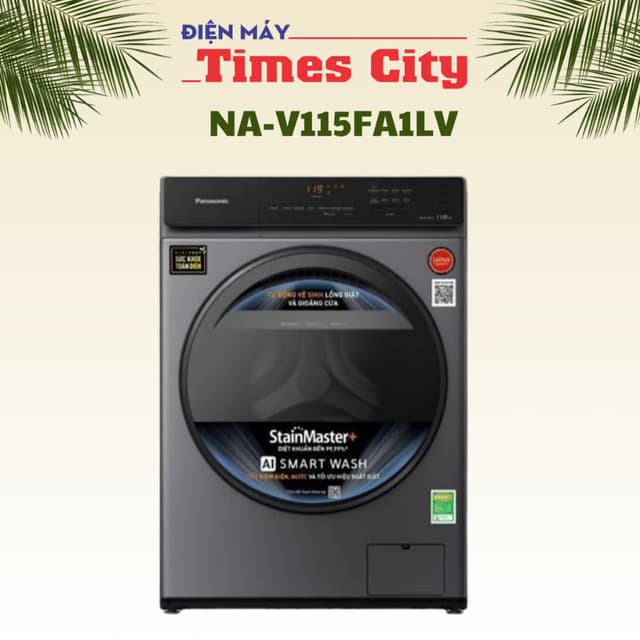 Máy giặt Panasonic Inverter 11.5 kg NA-V115FA1LV - Ảnh 7