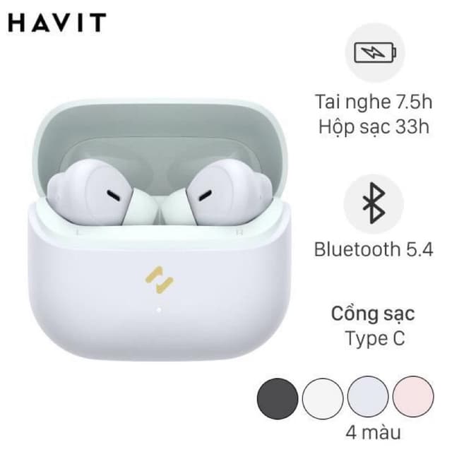 [SHIP HỎA TỐC] Tai nghe Bluetooth True Wireless Havit TW982 Life 01T Chính Hãng Bảo Hành 12 Tháng - Ảnh 12