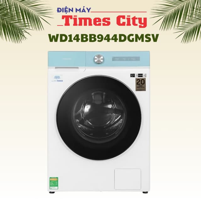 Máy giặt sấy Samsung Bespoke AI Inverter giặt 14 kg - sấy 8 kg WD14BB944DGMSV - Ảnh 9