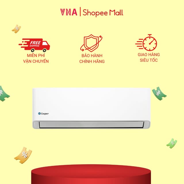 Máy lạnh Casper 1.0 HP Inverter QC-09IS36 - Điều hòa inverter Casper 9.000 BTU 1 chiều - Ảnh 9