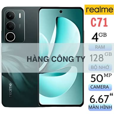 So sánh giá [Chính hãng] Điện Thoại Realme C71 4GB/128GB Fullbox Mới - Hàng Công Ty Bảo Hành 12 Tháng rẻ nhất?