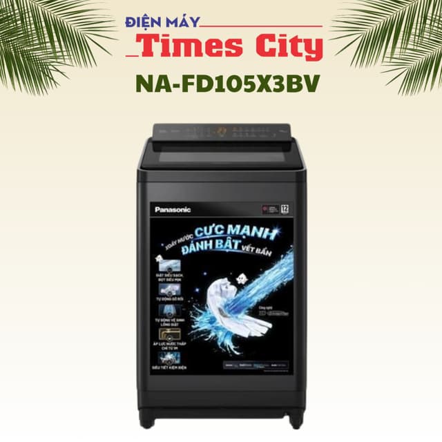 Máy giặt Panasonic Inverter 10.5 Kg NA-FD105X3BV - Ảnh 12