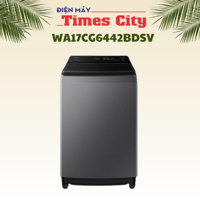 Máy giặt Samsung Ecobubble Inverter 17 kg WA17CG6442BDSV - Ảnh 10