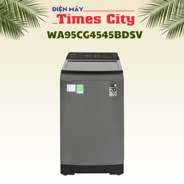 Máy giặt Samsung Inverter 9.5 kg WA95CG4545BDSV - Ảnh 10