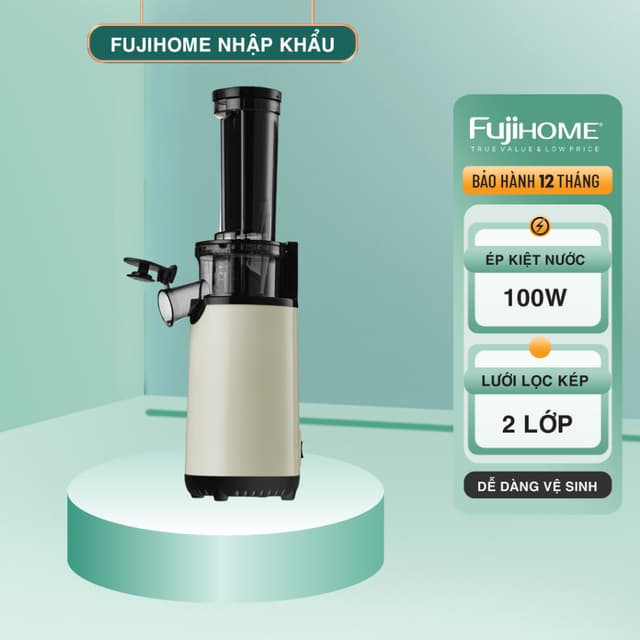 Máy Ép Chậm Mini Fujihome SJ06 – Ép Kiệt 97%, Nhỏ Gọn Tiện Lợi - Ảnh 12