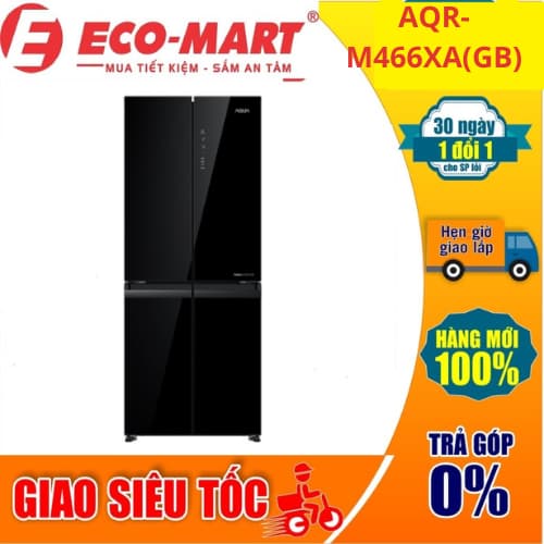M466XA Tủ lạnh Aqua AQR-M466XA(GB) Inverter 410 lít Multi Door ( Giao tại nhà ) - Ảnh 3