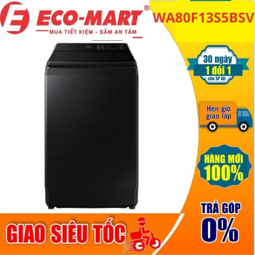 Máy giặt Samsung WA80F13S5BSV Inverter 13 kg cửa trên - Ảnh 3