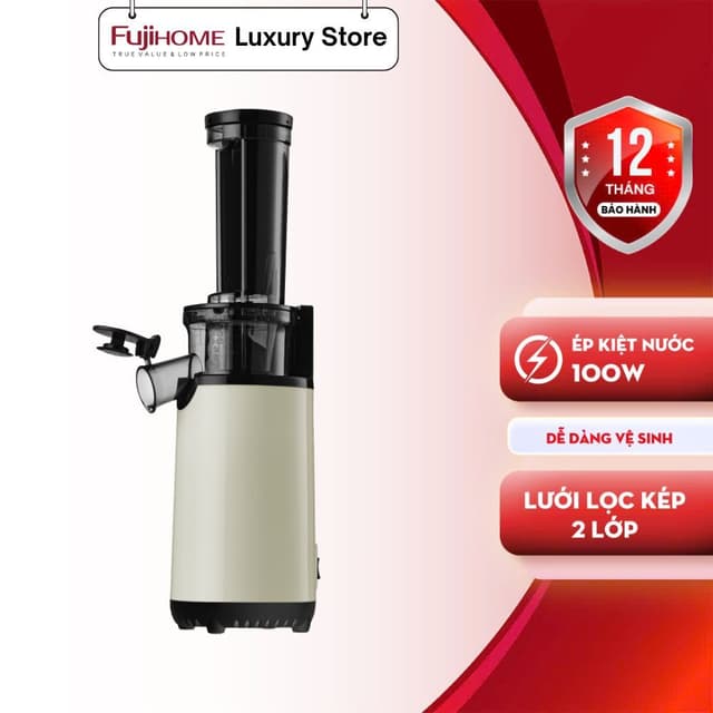 Máy Ép Chậm Mini Fujihome SJ06 – Nhỏ Gọn, Ép Kiệt, Ít Tiếng Ồn - Ảnh 9
