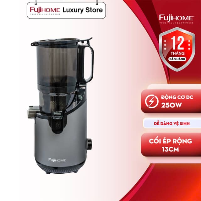 Máy Ép Chậm Nguyên Quả Fujihome SJ16 – Ép Nguyên Trái, Giữ Dinh Dưỡng - Ảnh 11