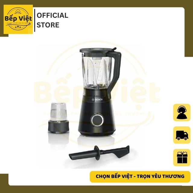 Máy xay sinh tố Bosch MMB6176B Series 4 - Công suất 1200W - Màu Đen - Bảo hành 2 năm - Ảnh 8