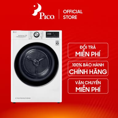 So sánh giá [Pico Official - Lắp đặt 0Đ HN HCM] Máy sấy bơm nhiệt LG 9 Kg Inverter DVHP09W | 10.5 Kg DVHP50W rẻ nhất?