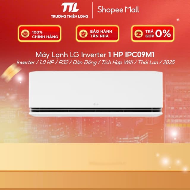 IPC12M1 1.5 HP | IPC09M1 1 HP Máy Lạnh | Điều Hòa LG Inverter [FREESHIP HCM] - Ảnh 9