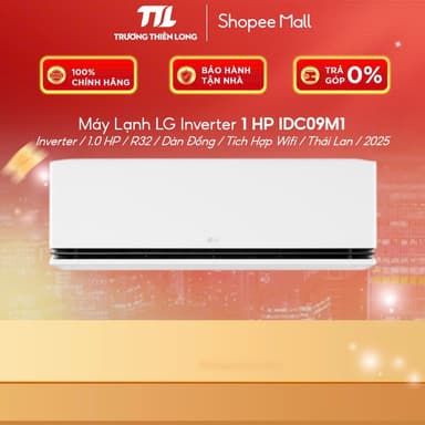 So sánh giá IDC09M1 - Máy Lạnh / Điều Hòa LG Inverter 1 HP [FREESHIP HCM] rẻ nhất?