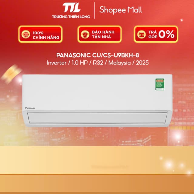 CU/CS-U9BKH-8 || CU/CS-U12BKH-8 - Điều Hòa | Máy Lạnh Panasonic Inverter 1 HP || 1.5 HP [FREESHIP HCM] - Ảnh 6