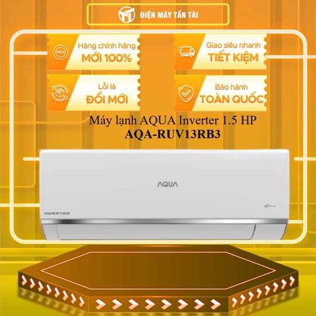 AQA-RUV13RB3 - Máy lạnh AQUA Inverter 1.5 HP AQA-RUV13RB3 - GIAO TOÀN QUỐC - Ảnh 9