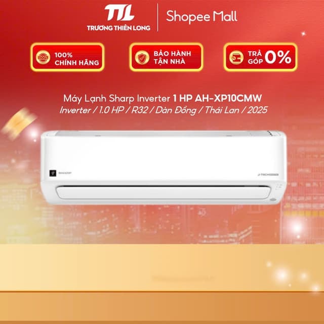 AH-XP10CMW - Máy Lạnh Sharp Inverter 1 HP - Điều Hòa 1 Chiều ( Chỉ Làm Lạnh) [FREESHIP HCM] - Ảnh 2
