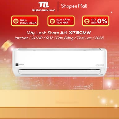 So sánh giá AH-XP18CMW - Máy Lạnh Sharp Inverter 2 HP - Điều Hòa 1 Chiều ( Chỉ Làm Lạnh) [FREESHIP HCM] rẻ nhất?