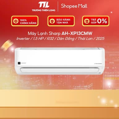 So sánh giá AH-XP13CMW - Máy Lạnh Sharp Inverter 1.5 HP - Điều Hòa 1 Chiều ( Chỉ Làm Lạnh) [FREESHIP HCM] rẻ nhất?