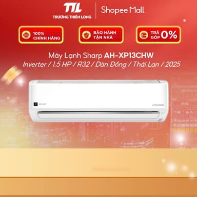 So sánh giá AH-XP13CHW - Máy Lạnh Sharp Inverter 1.5 HP - Điều Hòa 1 Chiều ( Chỉ Làm Lạnh) [FREESHIP HCM] rẻ nhất?
