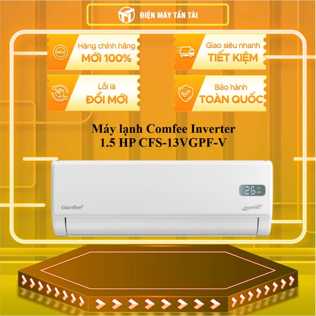[SHOPEE - LẮP ĐẶT 0Đ HN HCM] - CFS-13VGPF-V - Máy lạnh Comfee Inverter 1.5 HP CFS-13VGPF-V - Ảnh 11