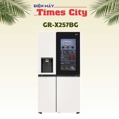 So sánh giá Tủ lạnh LG Inverter 635 lít Side By Side InstaView Door-in-Door GR-X257BG rẻ nhất?